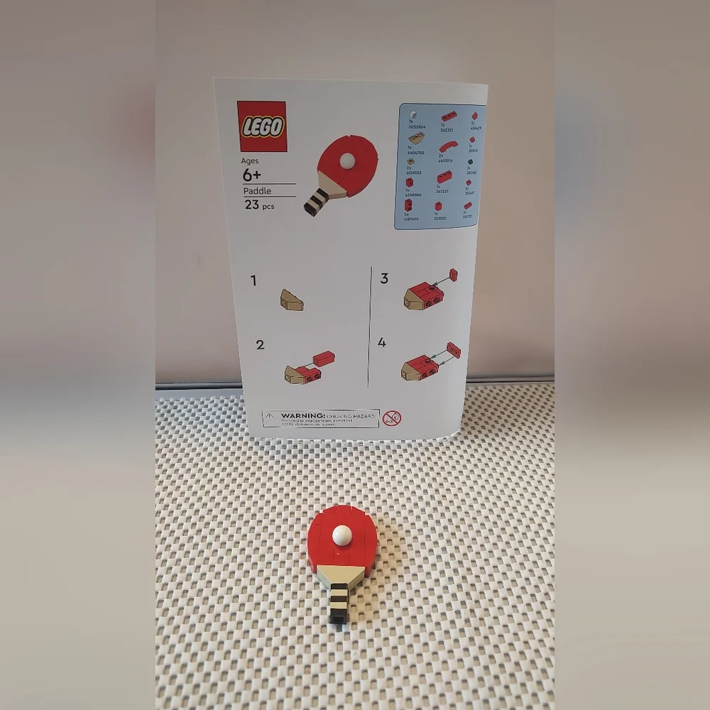 Lego Paddle Building Toy Set